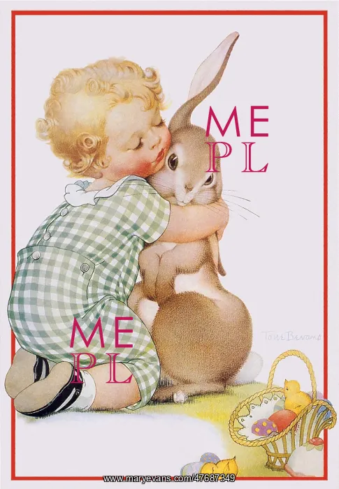  : Baby Hugging Bunny