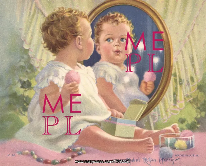 : Baby and Mirror : Baby and Mirror