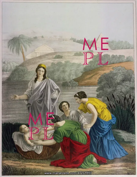 : BABY MOSES SAVED : BABY MOSES SAVED