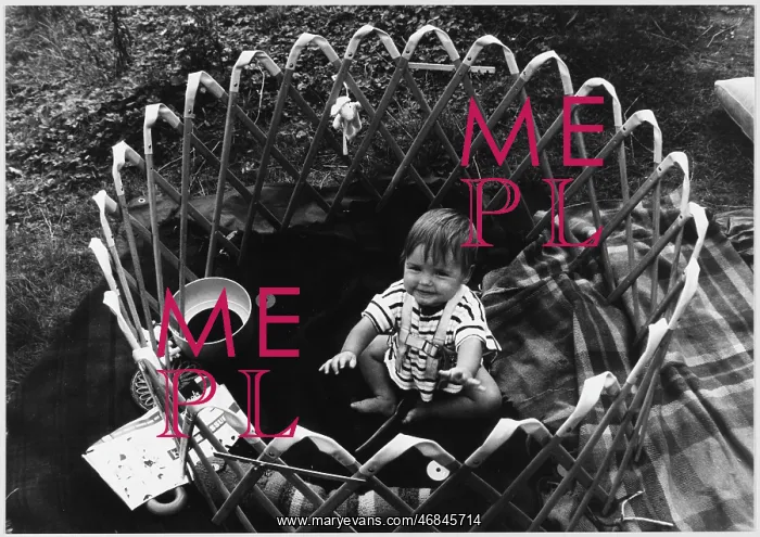 : BABY IN A PLAYPEN : BABY IN A PLAYPEN
