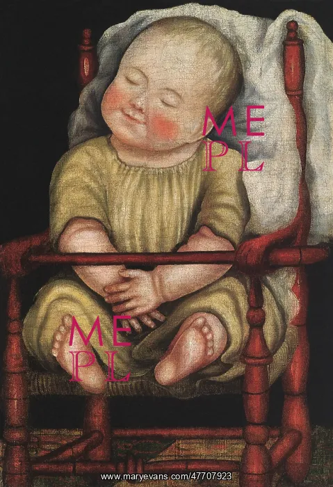 : Baby in Red Chair : Baby in Red Chair