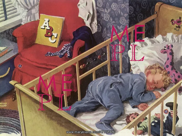 : Baby sleeps in Crib : Baby sleeps in Crib