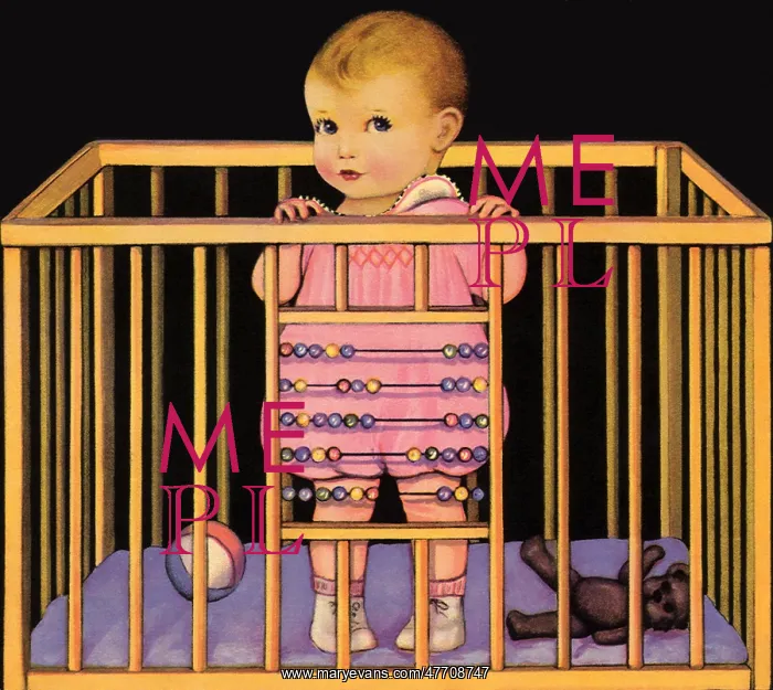  : Baby Stands in Playpen