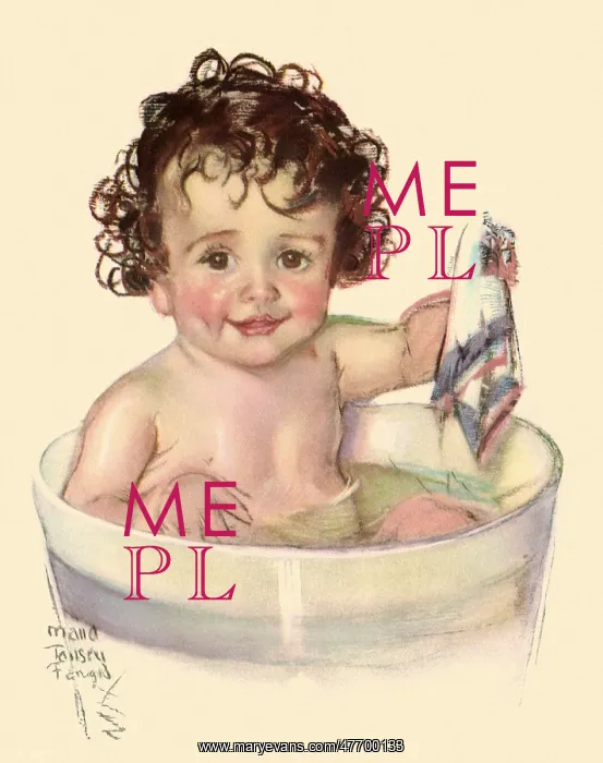 : Baby in Washtub : Baby in Washtub