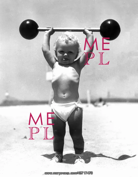 : Baby weight lifter : Baby weight lifter