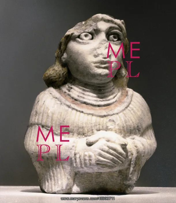 : Babylonia. Mesopotamia, Babylonia, bust of a woman, Old Babylonian, 2000 - 1750 BC : Babylonia. Mesopotamia, Babylonia, bust of a woman, Old Babylonian, 2000 - 1750 BC