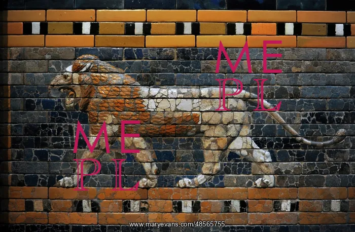 : Babylon's lion. Lion decorated the Processional Wal (Ishtar : Babylon's lion. Lion decorated the Processional Wal (Ishtar