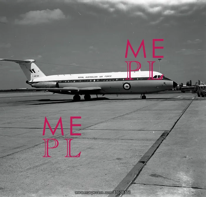 : BAC 1-11 A12-124 RAAF Perth 1969 : BAC 1-11 A12-124 RAAF Perth 1969