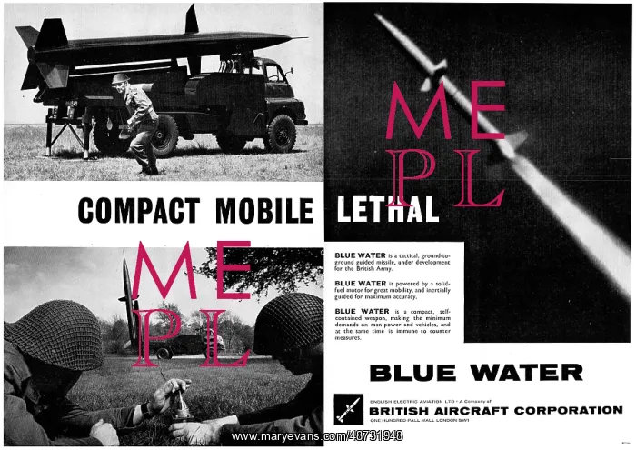 : BAC Blue Water Missile System : BAC Blue Water Missile System