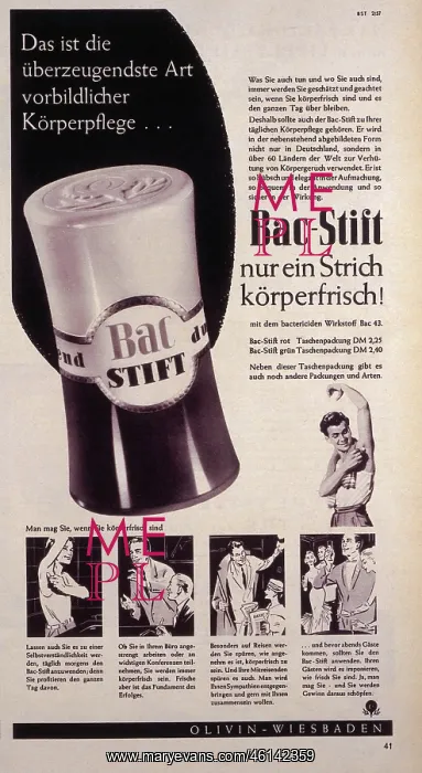 : Bac deodorant advert : Bac deodorant advert