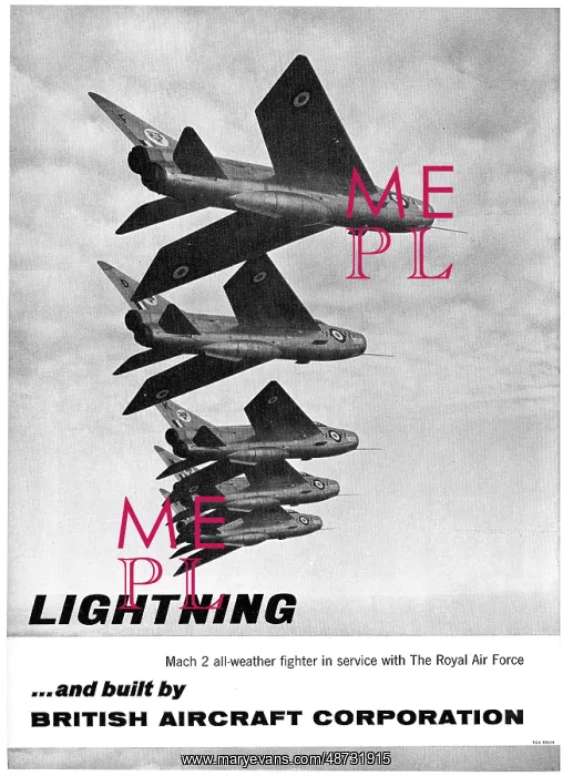 : BAC English Electric Lightning. Mach 2 All Weather Fighter : BAC English Electric Lightning. Mach 2 All Weather Fighter