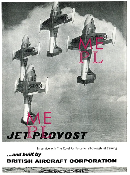 : BAC Jet Provost Chosen By The RAF For : BAC Jet Provost Chosen By The RAF For