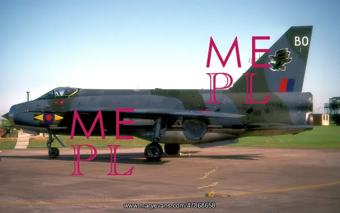 : BAC Lightning F.3 XP694 - BO : BAC Lightning F.3 XP694 - BO