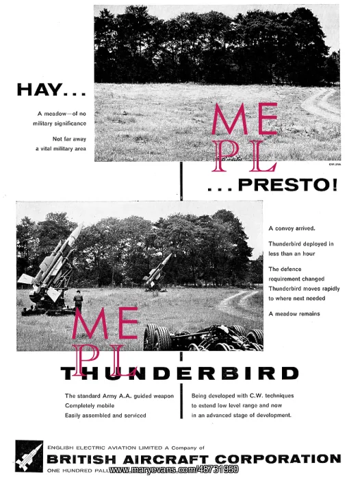  : BAC Thunderbird Guided Misssile