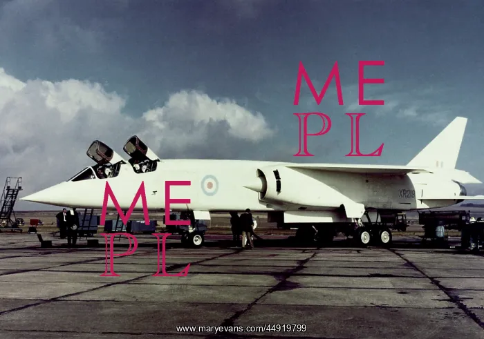 : BAC TSR-2. The British Aircraft Corporation Tsr 2 Prototype Parked with Canopies Open : BAC TSR-2. The British Aircraft Corporation Tsr 2 Prototype Parked with Canopies Open