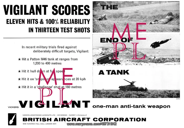 : BAC Vigilant Anti-Tank Weapon : BAC Vigilant Anti-Tank Weapon
