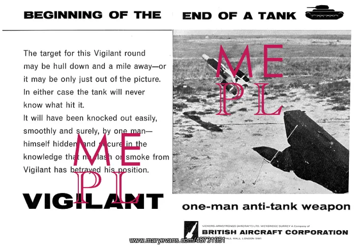 : BAC Vigilant Anti-Tank Weapon : BAC Vigilant Anti-Tank Weapon