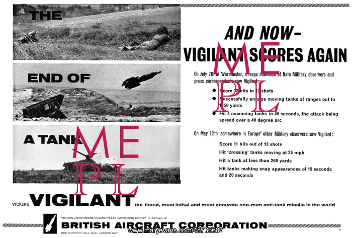 : BAC Vigilant Missile : BAC Vigilant Missile