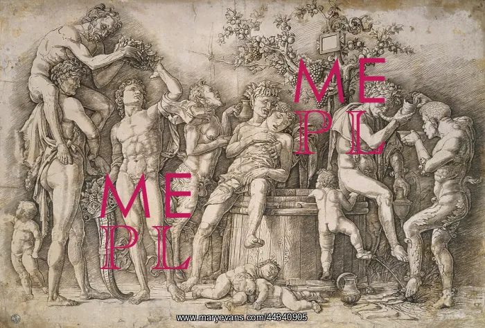 : A Bacchanal with a tub : A Bacchanal with a tub