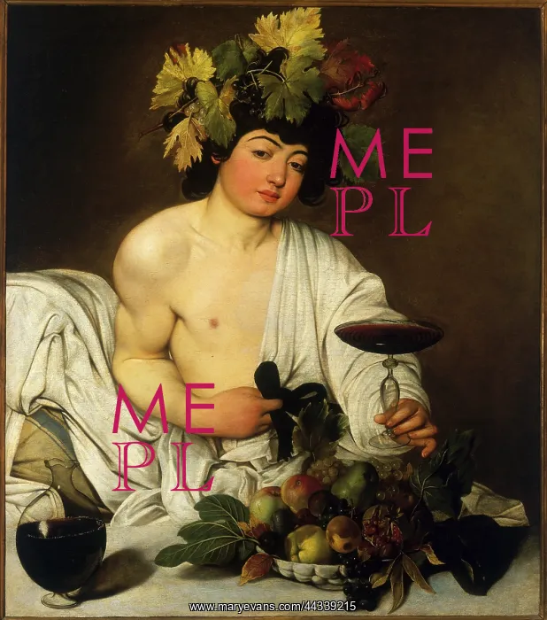 : Bacchus, by Caravaggio : Bacchus, by Caravaggio