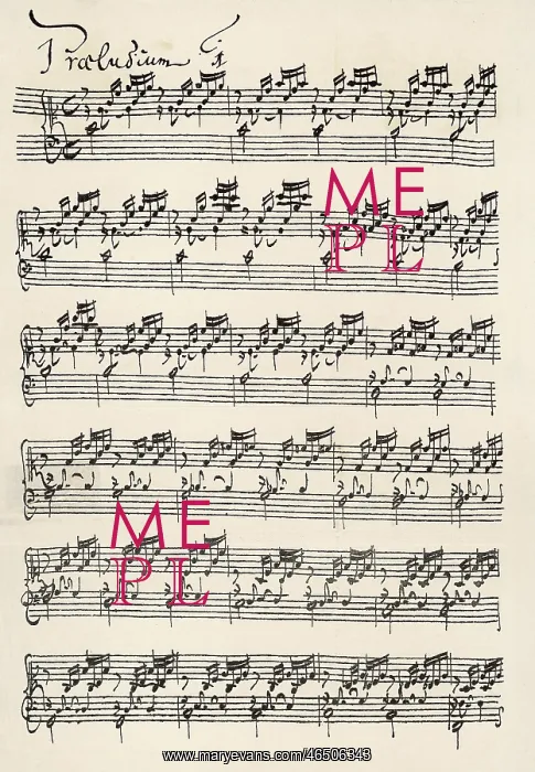  : Bach Prelude Score