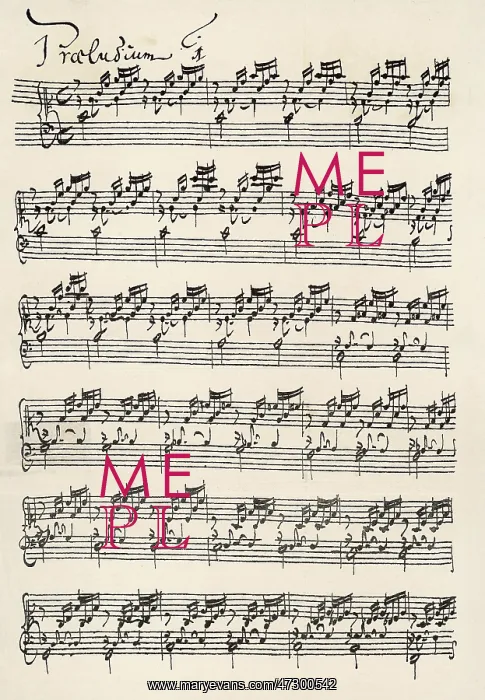  : Bach Prelude Score