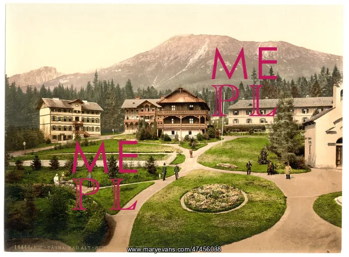 : Bad Alt-Schmecks, upper part, Tatra, Austro-Hungary : Bad Alt-Schmecks, upper part, Tatra, Austro-Hungary
