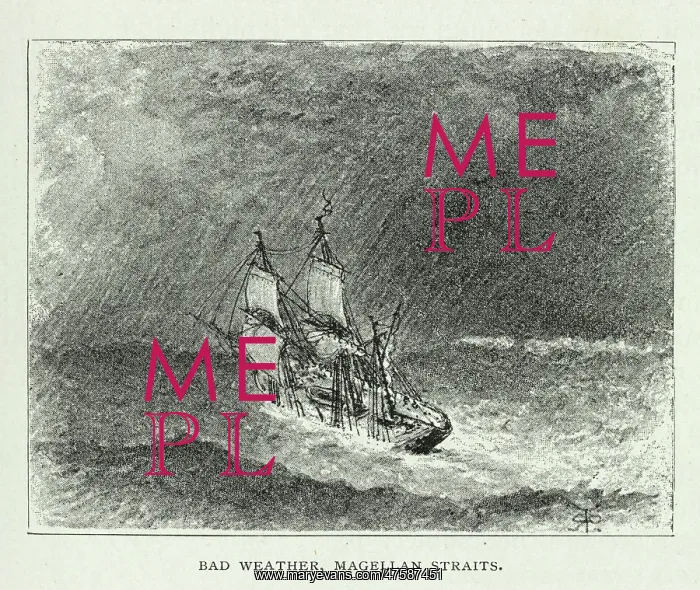 : Bad weather, Magellan Straits : Bad weather, Magellan Straits