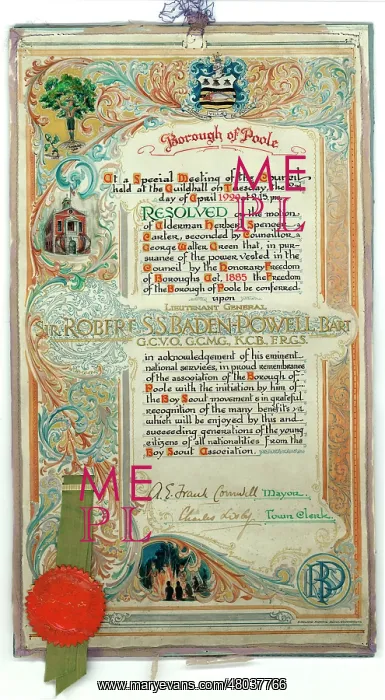  : Baden-Powell - Feedom of Poole