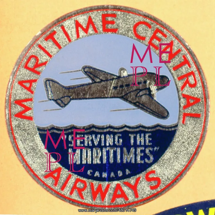 : Badge design for Maritime Central Airways : Badge design for Maritime Central Airways