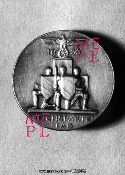 : Badge for the Nuremberg Rally, 1936 : Badge for the Nuremberg Rally, 1936