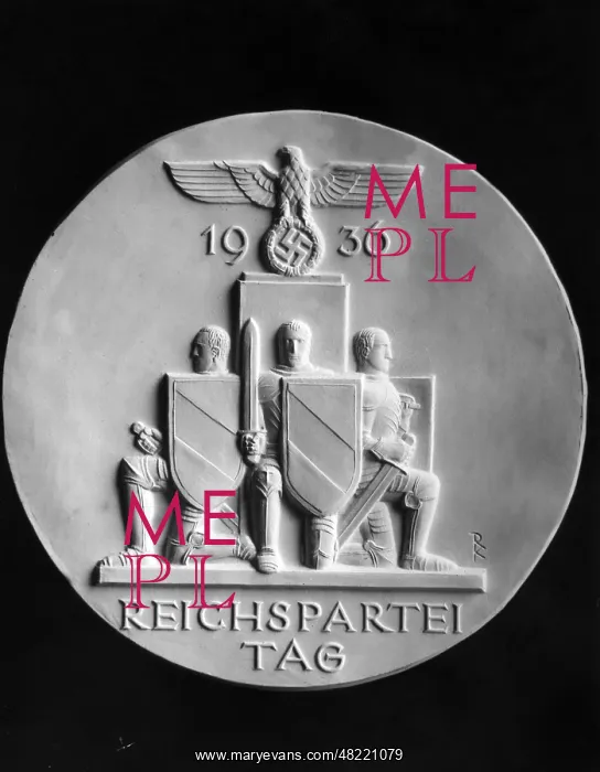 : Badge for the Nuremberg Rally, 1936 : Badge for the Nuremberg Rally, 1936