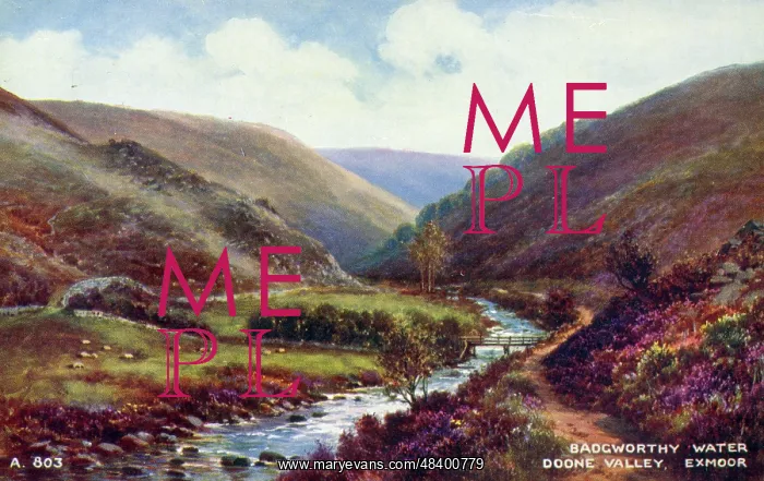  : Badgworthy Water, Doone Valley, Exmoor, Devon