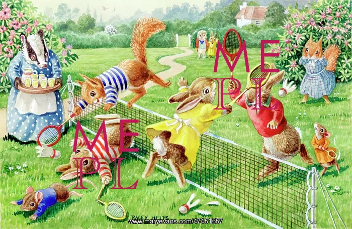  : Badminton with rabbits, mice and squirrels