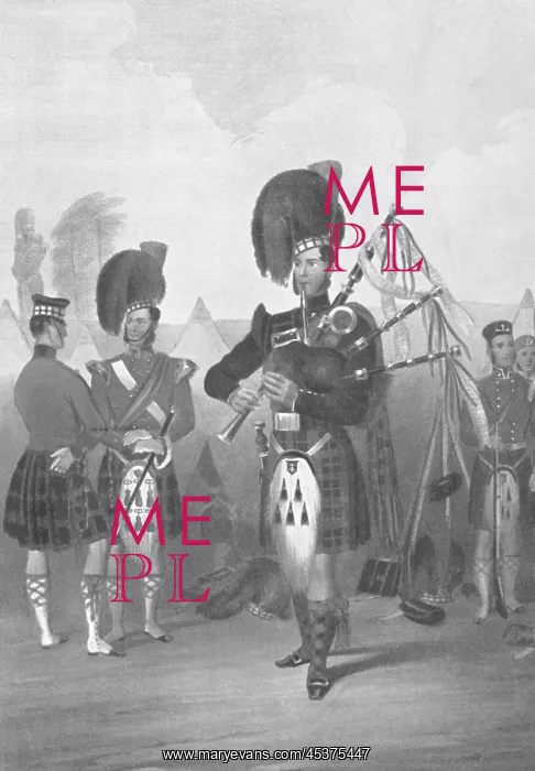 : Bagpiper of the 42nd Royal Highlanders : Bagpiper of the 42nd Royal Highlanders
