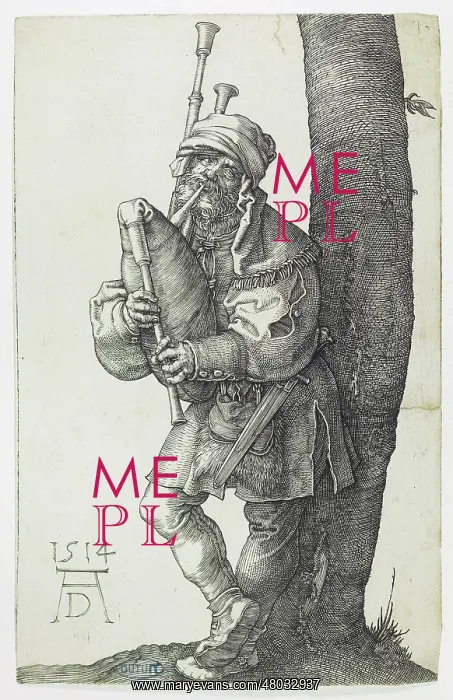 : The bagpiper : The bagpiper