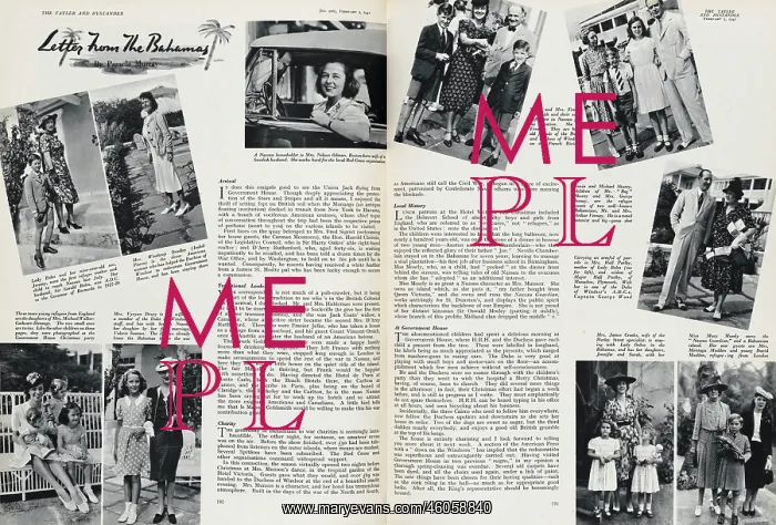 : Bahamas. A double-page-spread entitled Letters : Bahamas. A double-page-spread entitled Letters