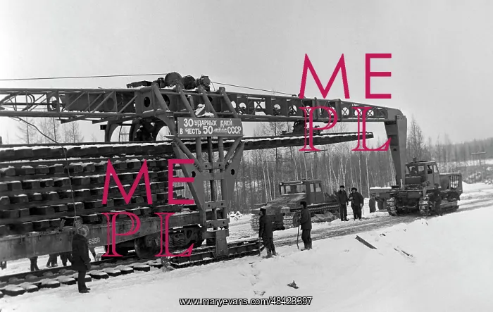 : Baikal-Amur-Mainline construction, 1972 : Baikal-Amur-Mainline construction, 1972
