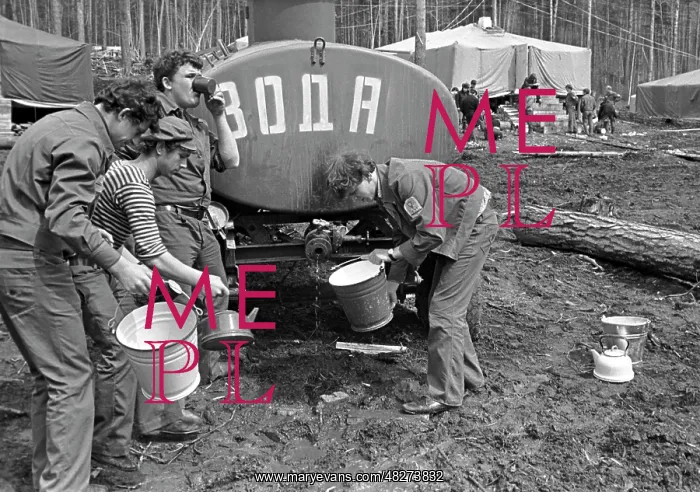 : Baikal-Amur-Mainline construction, 1974 : Baikal-Amur-Mainline construction, 1974