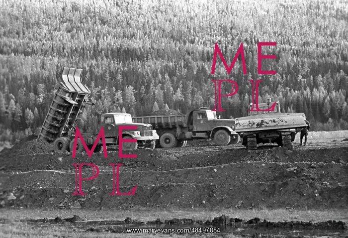 : Baikal-Amur-Mainline construction, 1974 : Baikal-Amur-Mainline construction, 1974