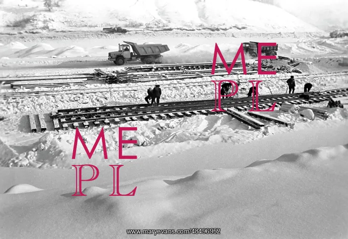 : Baikal-Amur Mainline construction, 1975 : Baikal-Amur Mainline construction, 1975