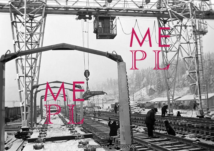 : Baikal-Amur Mainline construction, 1975 : Baikal-Amur Mainline construction, 1975