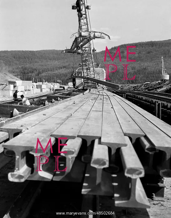 : Baikal-Amur Mainline construction, 1975 : Baikal-Amur Mainline construction, 1975