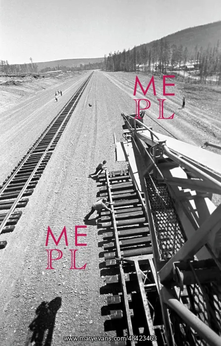  : Baikal-Amur Mainline construction, 1976