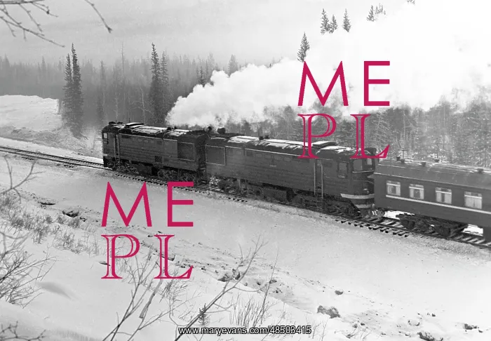 : Baikal-Amur Mainline under construction, 1976 : Baikal-Amur Mainline under construction, 1976