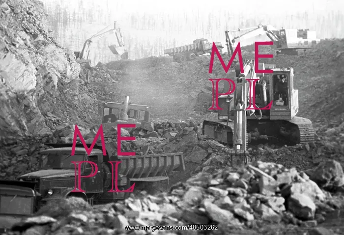 : Baikal-Amur Mainline construction, 1977 : Baikal-Amur Mainline construction, 1977