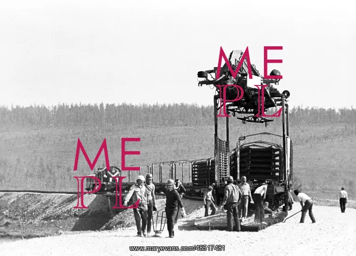 : Baikal-Amur Mainline construction, 1978 : Baikal-Amur Mainline construction, 1978