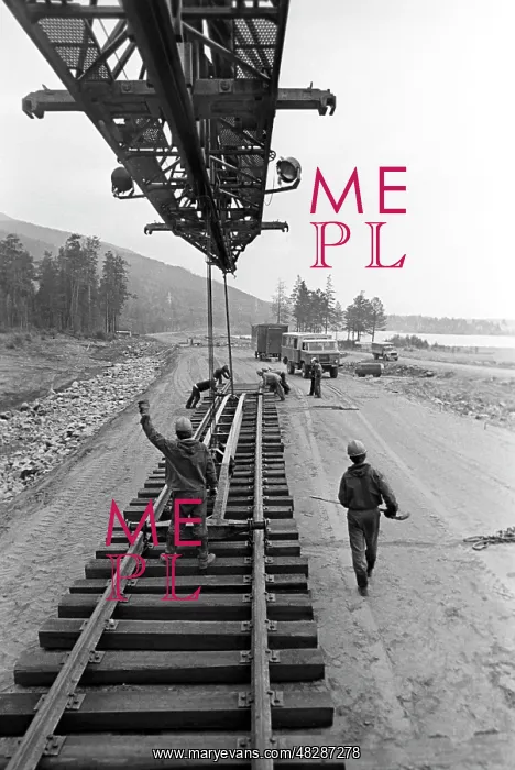: Baikal-Amur Mainline construction, 1981 : Baikal-Amur Mainline construction, 1981