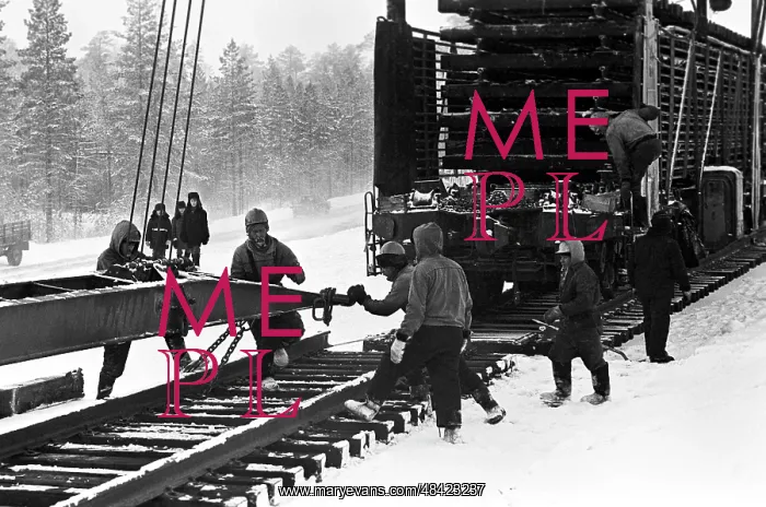 : Baikal-Amur Mainline construction, 1982 : Baikal-Amur Mainline construction, 1982