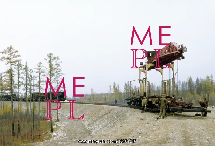 : Baikal-Amur Mainline construction, 1983 : Baikal-Amur Mainline construction, 1983